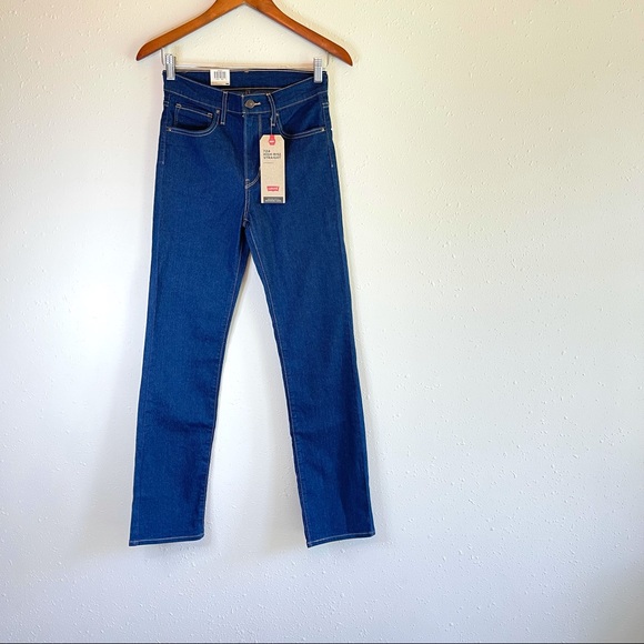 Levi’s 724 Hi Rise Straight Leg Jeans/Sz:27/NWT - Picture 2 of 10